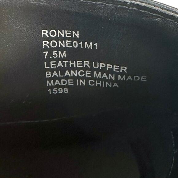 Steve Madden | Men | Ronen Solid Black Leather Classic Chunky Loafers | Sz 7.5 M - Picture 7 of 14